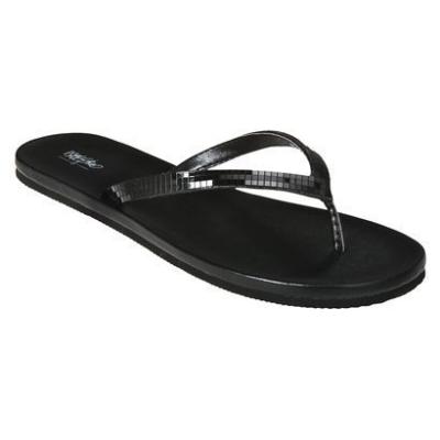mossimo black flip flops