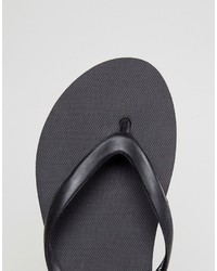 Pieces Vera Black Flip Flop Sandals