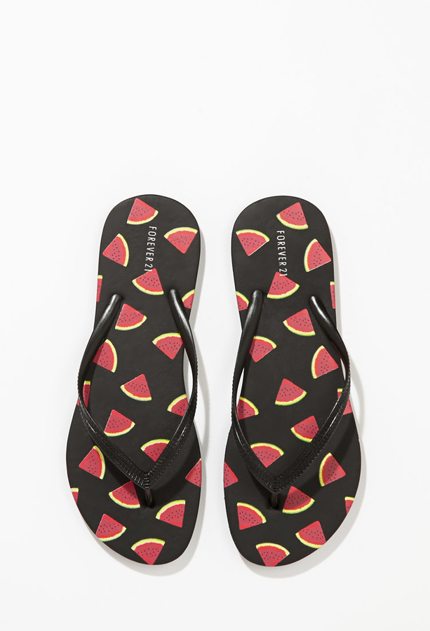 watermelon flip flops