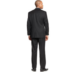 Lauren Ralph Lauren Black Solid Vested Suit