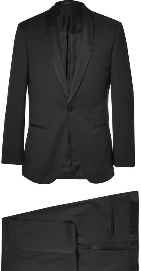 HUGO BOSS US-40R IT-56 men's suit pants trousers 100% wool check charc –  Jenifers Designer Closet