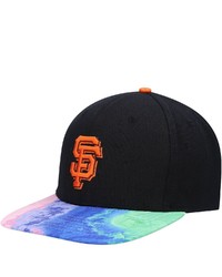 PRO STANDARD Black San Francisco Giants Dip Dye Visor Snapback Hat At Nordstrom