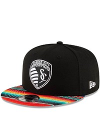 New Era Black Sporting Kansas City Serape 9fifty Snapback Hat At Nordstrom