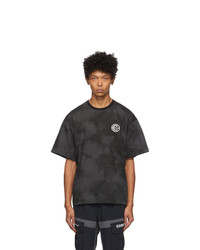 Colmar by White Mountaineering Black And Grey Printed T Shirt