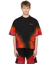 DSQUARED2 Black Orange Flame T Shirt