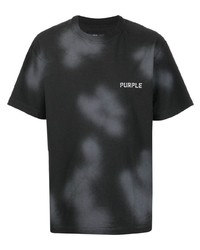 purple brand Logo Print Cotton T Shirt