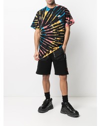 Nike Tie Dye Print Short Sleeved T Shirt