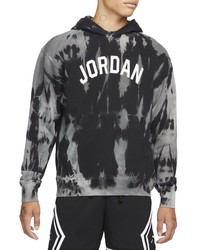Jordan Tie Dye Graphic Hoodie In Grey At Nordstrom