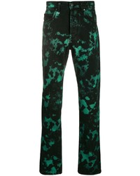 MSGM Bleached Effect Straight Leg Jeans