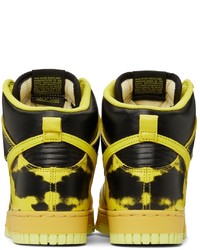 Nike Black Yellow Dunk Hi 1985 Sp Sneakers
