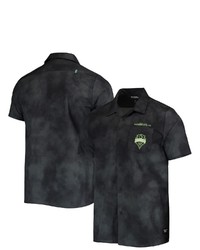 THE WILD COLLECTIVE Black Seattle Sounders Fc Abstract Cloud Button Up Shirt At Nordstrom