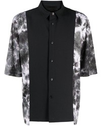 Off Duty Tie Dye Print Short Sleeve Shirt