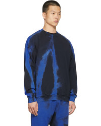 Diesel Black Blue S Mart Rib Sweatshirt