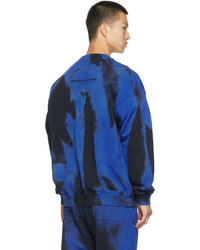 Diesel Black Blue S Mart Rib Sweatshirt