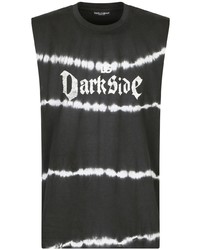 Dolce & Gabbana Logo Print Sleeveless T Shirt