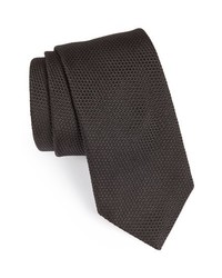 BOSS HUGO BOSS Woven Silk Tie Black Regular