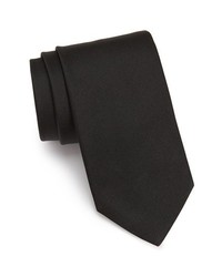 Eton Woven Silk Tie Black Regular