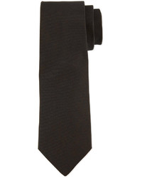 Lanvin Grosgrain Solid Tie Black