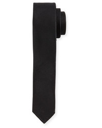 Dolce & Gabbana Narrow Silk Tie Black