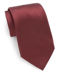 Valentino Pindot Silk Tie
