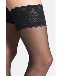 Wolford Embellished Thigh High Tights