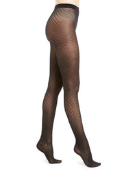 Wolford Rhoda Zigzag Patterned Tights