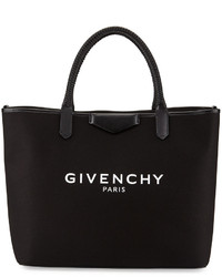 Givenchy Antigona Medium Logo Fabric Shopper Bag