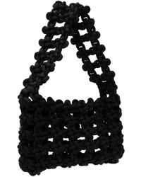 Kara Black Knot Armpit Tote