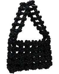 Kara Black Knot Armpit Tote