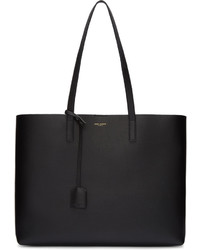 Saint Laurent Black Large Shopping Tote Bag