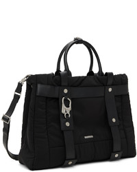 C2h4 Black Padded Tote