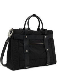 C2h4 Black Padded Tote