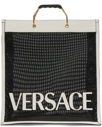 Versace Black Shopper Tote