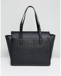 Pauls Boutique Black Structrued Winged Tote Bag
