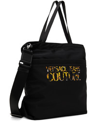 VERSACE JEANS COUTURE Black Zip Tote