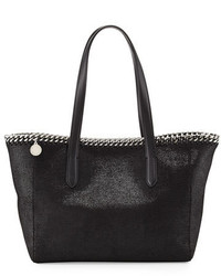 Stella McCartney Falabella East West Shopper Tote Bag Black