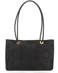Kenzo Logo Embossed Tote