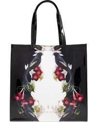 Ted Baker London Large Icon Bejewelled Shadow Tote Black