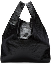 Maison Margiela Mm6 Maison Martin Margiela Black Patent Shopping Tote