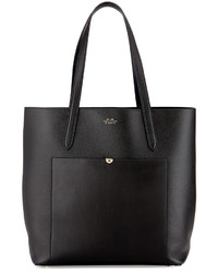 Smythson Panama North South Tote Bag Black