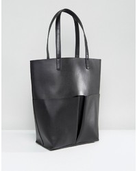 Glamorous Pocket Tote Bag In Black