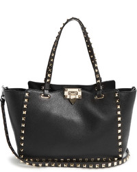 Valentino Rockstud Small Grained Leather Tote