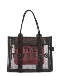Marc Jacobs The Large Traveler Mesh Tote In Black At Nordstrom