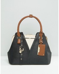 Dune Tote Bag With Contrast Handle