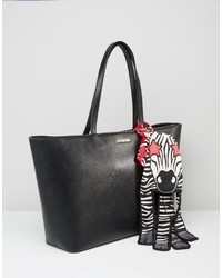Love Moschino Tote Bag With Zebra Scarf