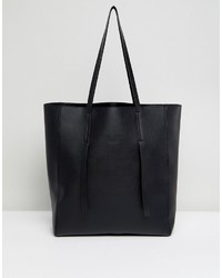 Asos Unlined Tab Detail Shopper Bag