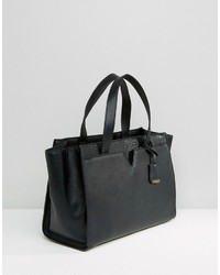 Glamorous Winged Tote Bag In Black