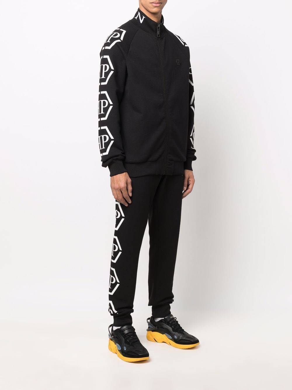 Philipp Plein Hexagon Logo Print Tracksuit Set, $1,935 | farfetch.com ...