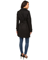 Cole Haan 35 12 Double Breasted Hooded Trench
