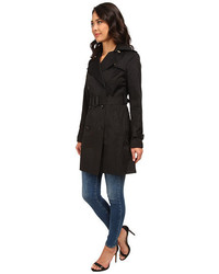 Cole Haan 35 12 Double Breasted Hooded Trench